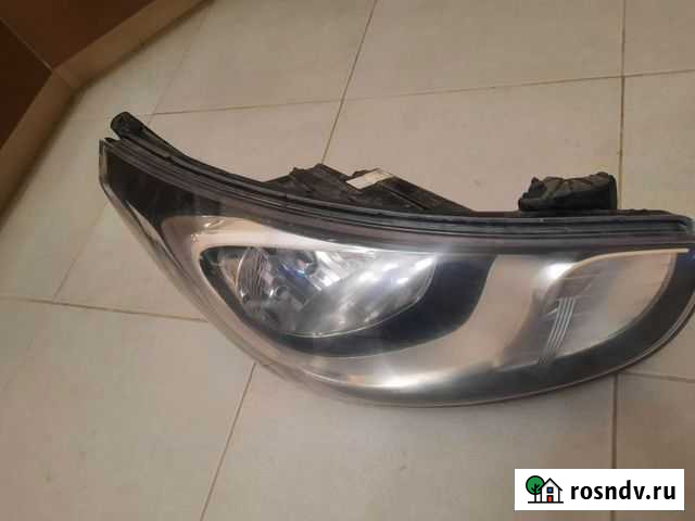 Фара на hyundai solaris 2013 Люберцы - изображение 1