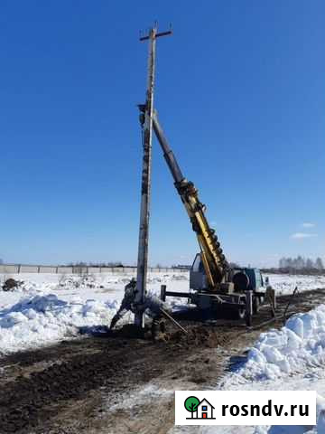 Аренда ямобура.Монтаж винтовых свай Новосибирск - изображение 1