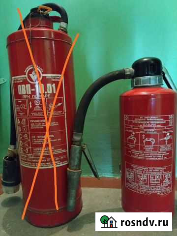 Огнетушитель оп-4 порошковый новый, но просрочен Мурманск - изображение 1