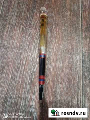 Ручка зэкпром СССР с плавающей розой Обнинск - изображение 1