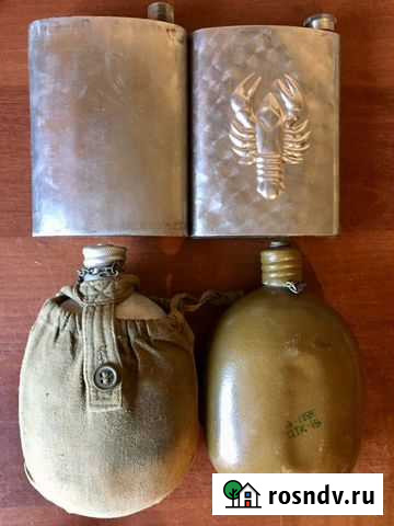 Фляжка фляга карманная солдатская походная Хабаровск - изображение 1