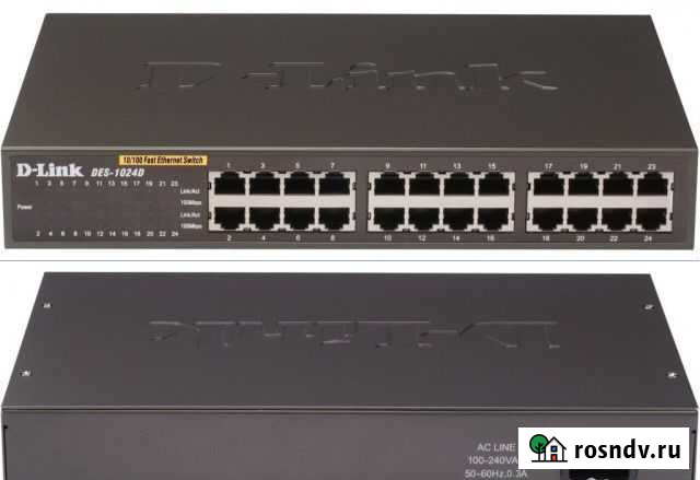 Коммутаторов D-link Des-1024А switch свич 8-24 пор Новосибирск - изображение 1