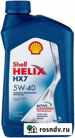 Масло Shell Helix HX7 5w40 1л Красноярск - изображение 1