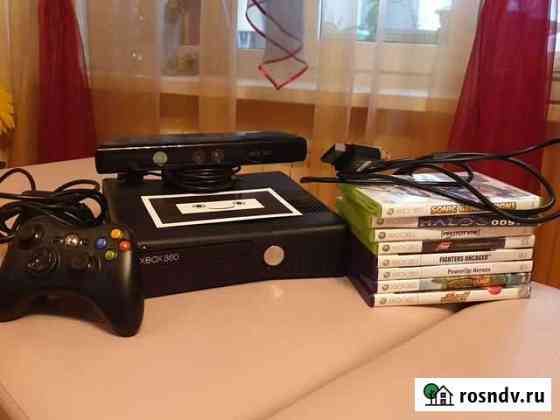 Xbox 360+kineсt+джостик (нераб), 8игр Самара