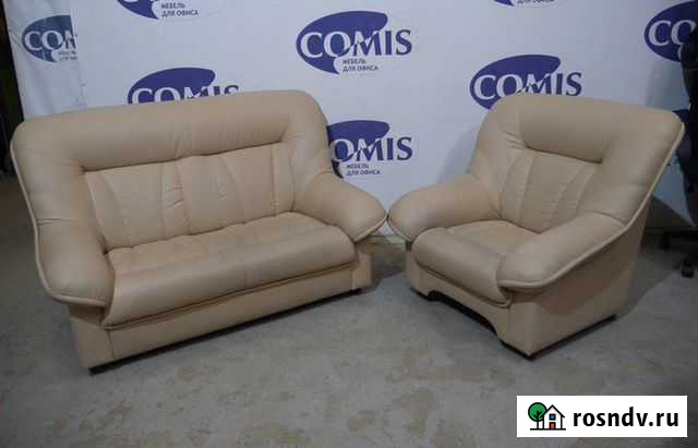 Диван с креслом для посетителей 100108 Москва - изображение 1