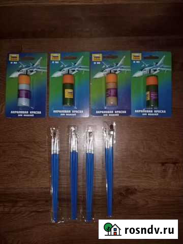 Акриловые краски +кисти Ульяновск - изображение 1