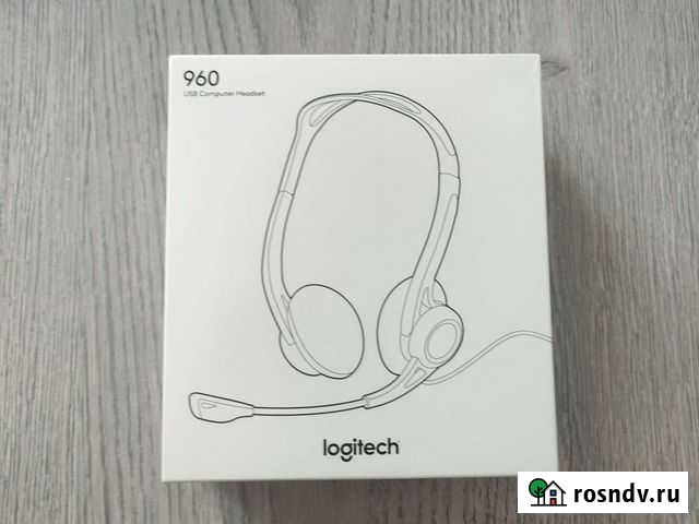 Компьютерная гарнитура Logitech 960 USB Headset Сергиев Посад - изображение 1