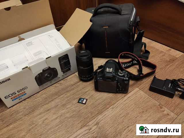 Зеркальный фотоаппарат canon 600d Белгород - изображение 1