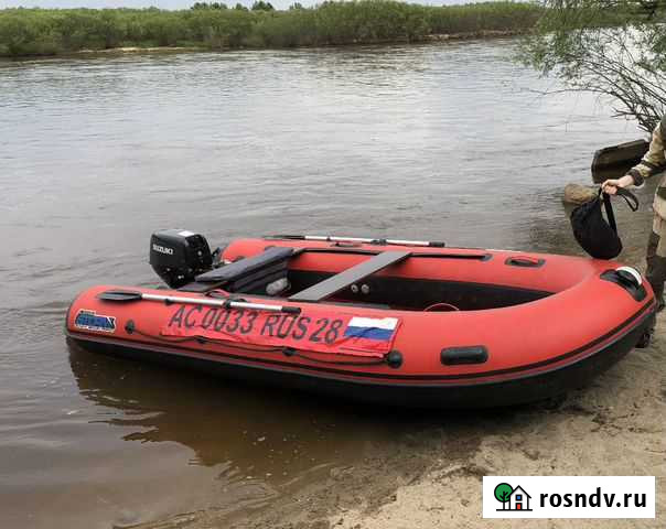 Надувная моторная лодка 4,3 метра Белогорск - изображение 1