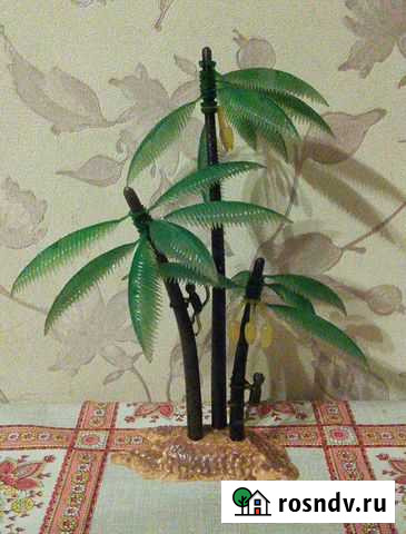 Сувенир Пальма с обезьянами СССР Тамбов - изображение 1