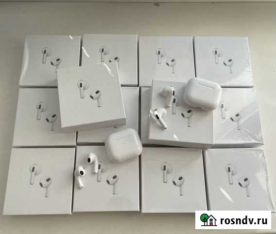 AirPods 3 новые с полным комплектом Благовещенск - изображение 1
