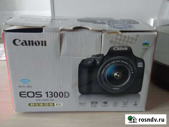 Зеркальный фотоаппарат Canon eos 1300d Тамбов - изображение 1