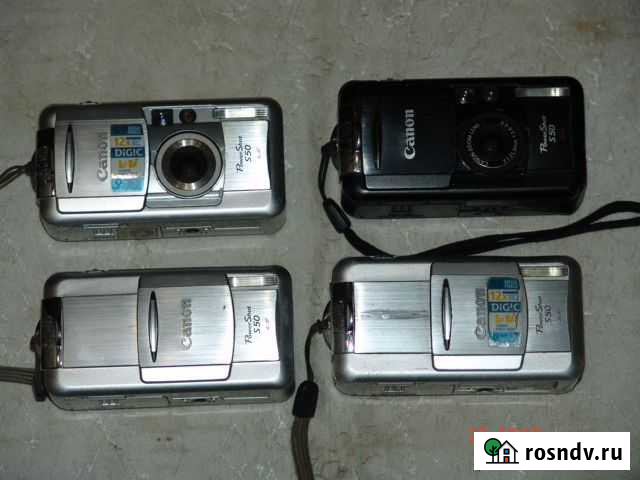 Canon цифровые фотоаппараты, мало б.у,4 шт Санкт-Петербург - изображение 1