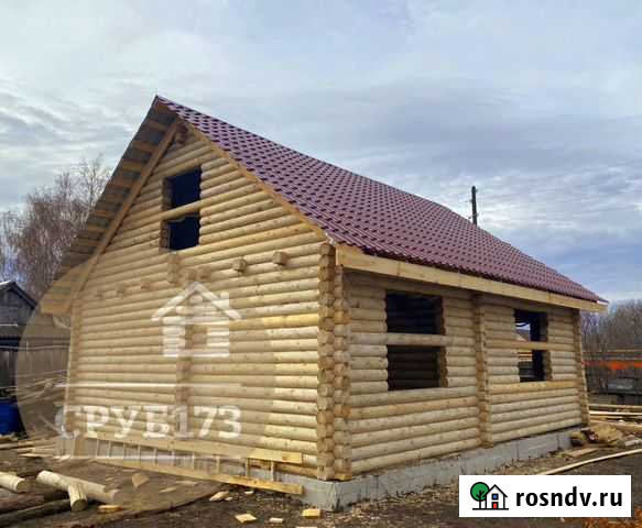 Сруб Дом - Баня 8 на 8 в 2 этажа 128м2 Ульяновск - изображение 1