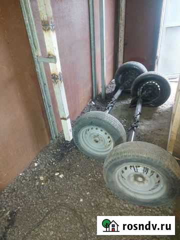 Ось для прицепа,с томазами,цена за обе Балашиха - изображение 1