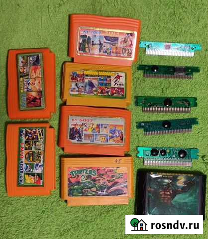 Картриджи для dendy и 1 sega Челябинск - изображение 1