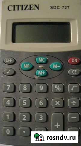 Калькулятор citizen sdc-727 Калининград - изображение 1