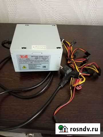 Блок питания для пк 3Cott 450ATX 450W Тихорецк - изображение 1