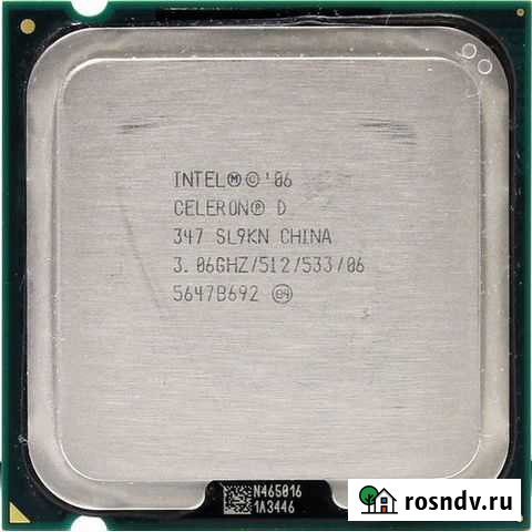 Процессор CPU Intel Celeron D 347 3.06 GHz Энгельс - изображение 1