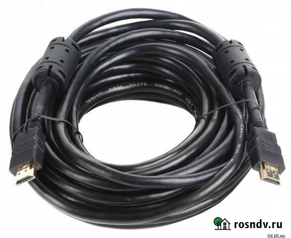 Кабель Telecom hdmi ver 1.4b с фер.фильтрами 15м Нижний Новгород - изображение 1