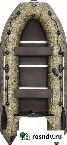 Надувная лодка пвх, Ривьера Компакт 3400 ск Камуфл Владивосток - изображение 1