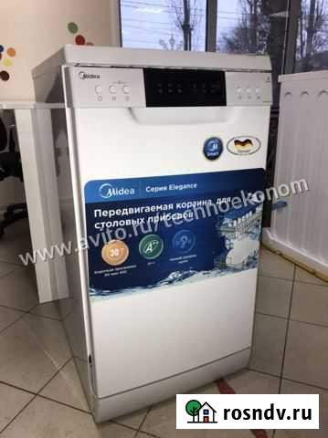 Посудомоечная машина 45 см Midea MFD45S130W Воронеж - изображение 1