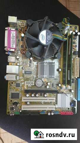 Материнcкая плата c процессором PentiumE218+память Краснодар - изображение 1