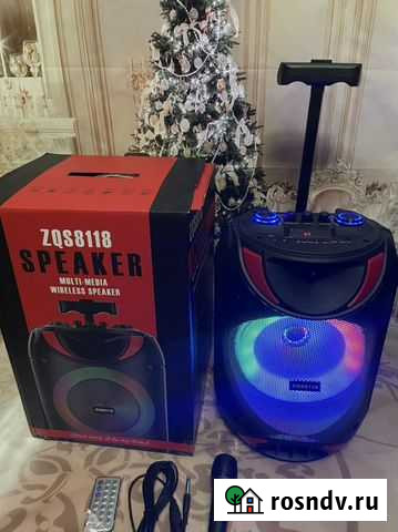 Блютуз колонка(напольная,с выдвижной ручкой) Выборг - изображение 1