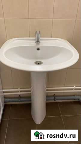 Раковина 60 см с пьедесталом, смеситель Красноярск - изображение 1