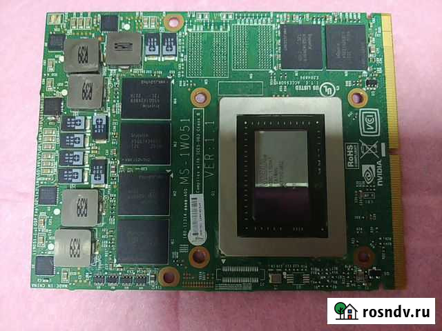 Видеокарта для ноутбука MSI GTX 570m Москва - изображение 1