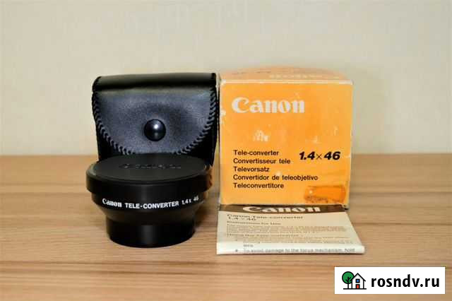 Сanon tele-converter 1.4x 46mm как новый Санкт-Петербург - изображение 1