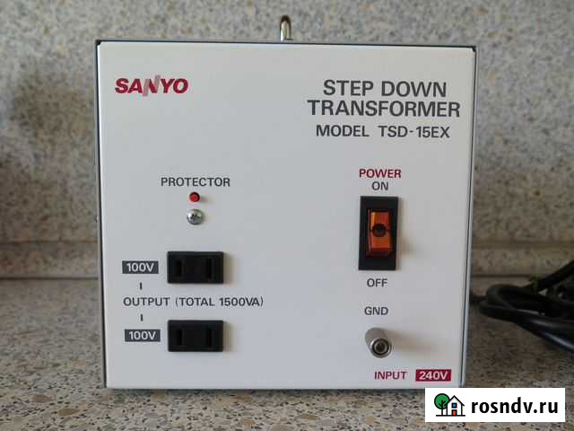 Трансформатор понижающий Sanyo TSD-15EX, 1,5 KVA Улан-Удэ - изображение 1