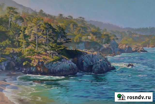 Картина маслом на холсте пейзаж Челябинск - изображение 1