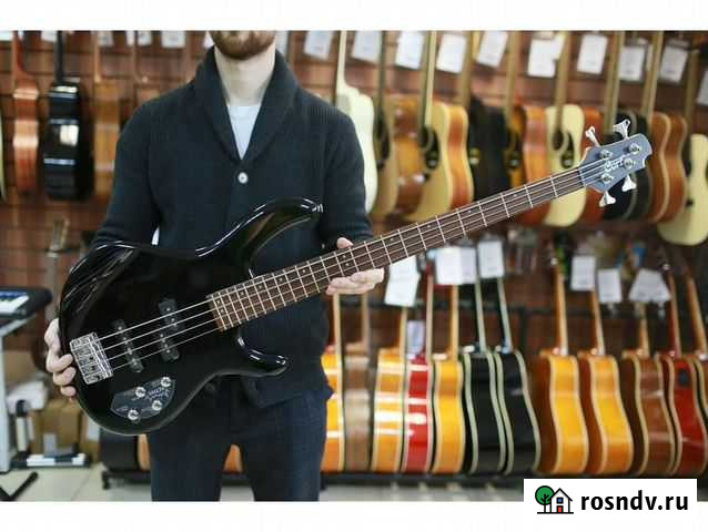 Бас гитара Cort Action-Bass-Plus-BK черная Челябинск - изображение 1