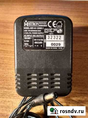 Блок питания адаптер 12В 0,75А Семибратово - изображение 1