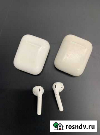 Продам airpods с 2 кейсами Хабаровск - изображение 1