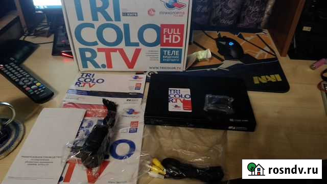 Приставка для тв Tricolor модель GS 8307B Белово - изображение 1