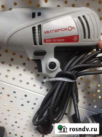 Сетевая дрель-шуруповерт интерскол дш-10/260Э 260В Белгород - изображение 1