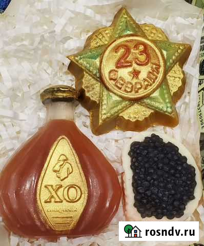 Подарки из мыла на 23 февраля Новосибирск - изображение 1