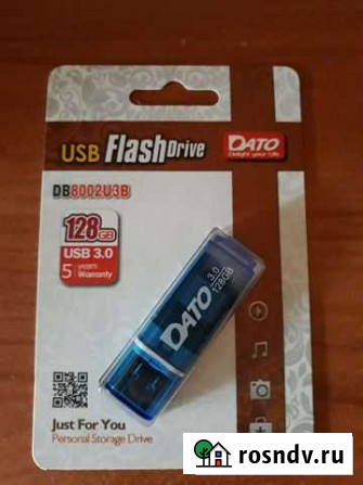 USB флешка Dato (db8002u3b) 128GB usb 3.0 Тольятти - изображение 1