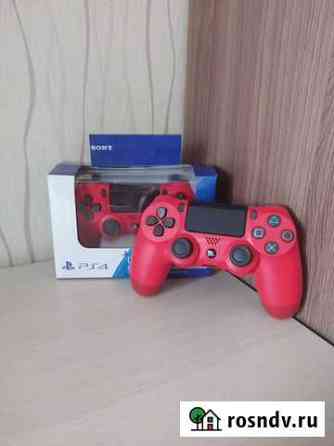 Джойстик PS4 красный(новый) Томск
