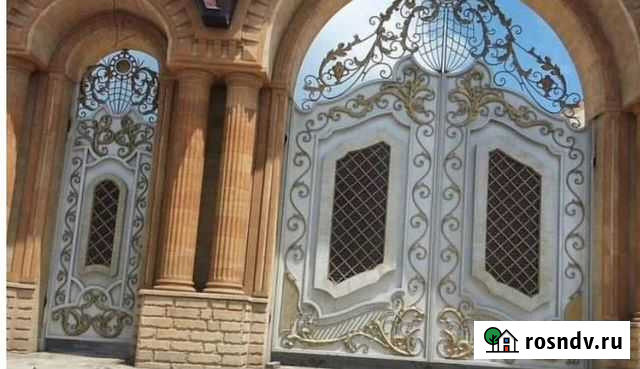Кованые ворота Избербаш - изображение 1