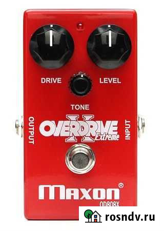 Педаль эффектов Maxon OD808X Extreme Overdrive Иркутск - изображение 1