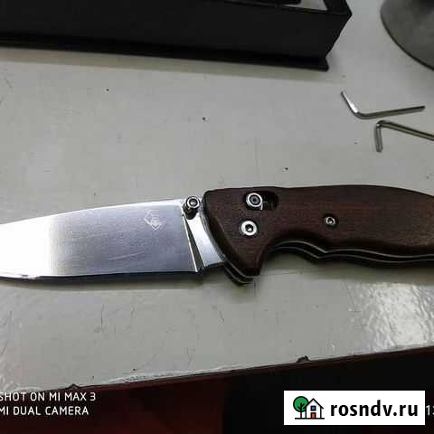 Коллекционный складной нож мбш Табарган 90 2004г Новороссийск - изображение 1