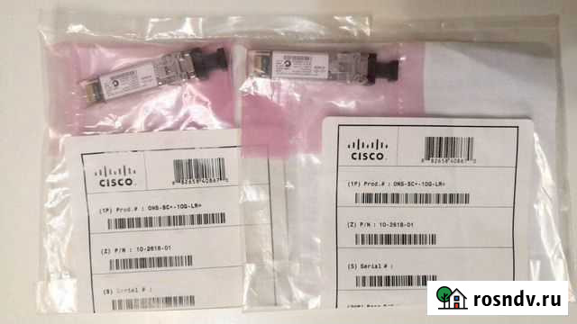Модуль Cisco ONS-SC+ -10G-LR оригинальный под РФ Москва - изображение 1