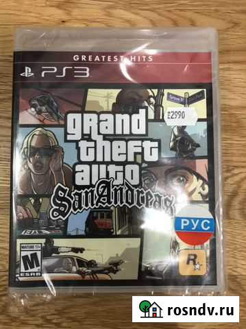 GTA: Grand Theft Auto: San Andreas (PS3) Санкт-Петербург - изображение 1