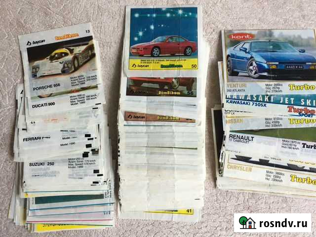 Вкладыши от жвачек Чебоксары - изображение 1