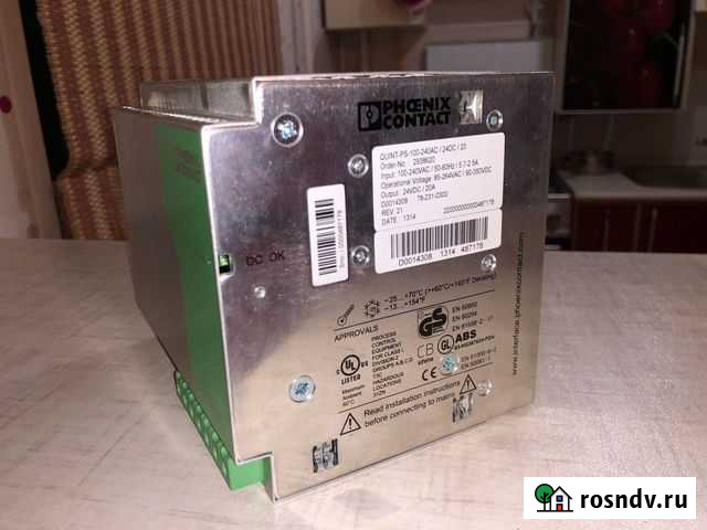 Продаю источник питания quint-PS-100-240AC/24DC/20 Чебоксары - изображение 1