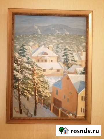 Картина маслом на холсте пейзаж Чита - изображение 1