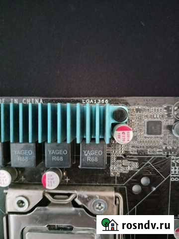 Материнская плата 1366 ddr3 с процессором Челябинск - изображение 1